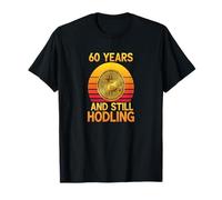 Sats 60 60 ° livello di compleanno sbloccato ancora hodling bitcoin Maglietta