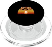 Sats 60 60 ° livello di compleanno sbloccato ancora hodling bitcoin PopSockets PopGrip per MagSafe