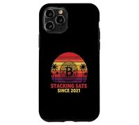 Sats impilabili dal 2021 Compleanno hodl Bitcoiner Bitcoin Custodia per iPhone 11 Pro