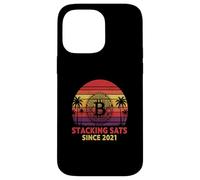 Sats impilabili dal 2021 Compleanno hodl Bitcoiner Bitcoin Custodia per iPhone 14 Pro Max