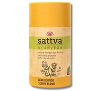 Sattva Ayurveda Colore naturale per capelli - Colore per capelli con henné per chi soffre di allergie, colore biologico per capelli naturali, volume e lucentezza, doppia porzione, ECOCERT (Dark Blond,