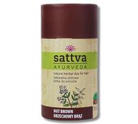 Sattva Ayurveda Colore naturale per capelli - Henné per chi soffre di allergie - Colore biologico per capelli naturali, volume e lucentezza - Doppia porzione - ECOCERT (Nut Brown, 150)