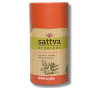 Sattva Ayurveda Colore naturale per capelli - henné per persone allergiche - Colore biologico per capelli naturali, volume e lucentezza - Doppia porzione - ECOCERT (Henna Amla, 150)