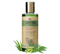 Sattva Ayurveda Shampoo Neem & Aloe - Shampoo delicato e seboregolante per cuoio capelluto sensibile, lenitivo, dermatologicamente testato, 98% naturale, senza solfati e siliconi (210 ml)