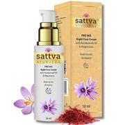 Sattva Crema viso per uomo e donna - crema antirughe viso Pro-Age crema notte con olio di kumkumadi, idratante anti invecchiamento Night Face Cream