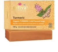Sattva - Sapone biologico lavorato a freddo, curcuma, 100 g