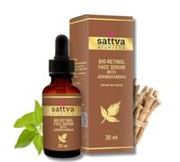 Sattva Siero per il viso, anti-invecchiamento, retinolo vegano con Ashwagandha, riduce le macchie scure, riduce le rughe e stimola la produzione di collagene, senza effetti collaterali, 30 ml