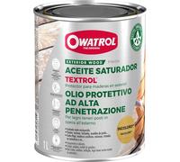 Saturatore Legno Esterno Textrol Owatrol 1L Incolore per Mobili Giardino