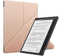 SATURCASE Custodia per Kobo Elipsa 2E da 10,3", in pelle PU, con funzione di supporto, pieghevole, ultra sottile, leggera, con funzione di accensione e spegnimento automatico (oro rosa)