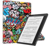 SATURCASE Custodia per Kobo Elipsa 2E da 10,3", in pelle sintetica di poliuretano, pieghevole, con funzione di accensione e spegnimento automatico (KN-4)