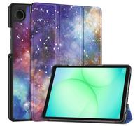 SATURCASE Custodia per Samsung Galaxy Tab A11 SM-X130 X135 8,7 pollici, bella pelle PU Flip pieghevole Folio Stand Slim Light Protective Tablet Cover (KN-3)