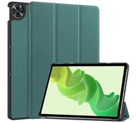 SATURCASE Custodia per tablet Realme Pad 2 da 11,5", in pelle PU, pieghevole, pieghevole, sottile, leggera, protettiva (verde)