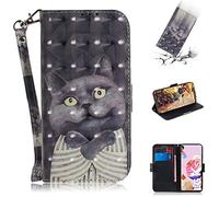 Saturcase - Custodia protettiva per LG K41S/K51S, in pelle PU, con chiusura magnetica e funzione di supporto, con cinturino da polso, per LG K41S/K51S (TD-11)