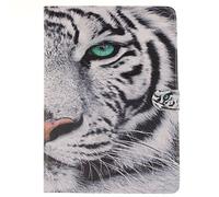 SATURCASE Galaxy Tab S2 9.7 Custodia, PU Flip Magnetico Portafoglio Supporto Slot per schede Custodia per Samsung Galaxy Tab S2 9.7 sm-t810 T815 Cool Tiger