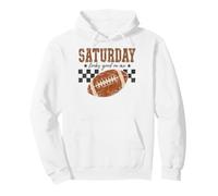 Saturday Football Game Day Weekend Saying Felpa con Cappuccio