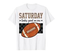 Saturday Football Game Day Weekend Saying Maglietta