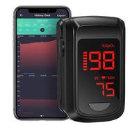 Saturimetro Da Dito Professionale Certificato Con Bluetooth, Pulsossimetro Da Di