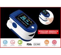 SATURIMETRO DA DITO PULSOSSIMETRO PORTATILE (MISURATORE OSSIGENO + CARDIACO)