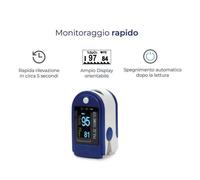 Saturimetro portatile Pulsossimetro da dito Misuratore ossigeno Ossimetro