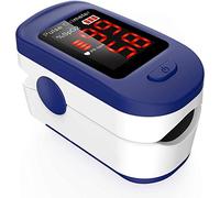 Saturimetro Pulsossimetro da Dito Professionale con Display LCD per misurare i Livelli di ossigeno SpO2 e Battito Cardiaco