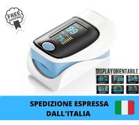 SATURIMETRO MISURATORE DI OSSIGENO PORTATILE PER DITO PULSOSSIMETRO OSSIMETRO