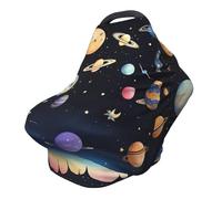 Saturn Jupiter Earth - Coprisedia versatile per passeggino con stampa completa, appositamente progettato per il tuo bambino