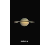 SATURN - Premium Lined Journal | 6" × 9" | Soft Cover | 120+ Pages - Cosmos Originals: The Solar System: A minimalist astronomy notebook inspired by the beauty and mystery of space.