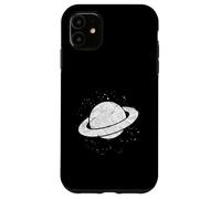 Saturn Solar System Pianeta Astronomia Amante Sinistra Petto Custodia per iPhone 11