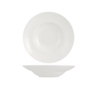 Saturnia 6 piatti pastabowl in porcellana bianca cm 26,5