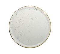Saturnia Collezione Stains Piatto Pizza D 31 Cm H 1,8 Cm Porcellana Napoli Decorata
