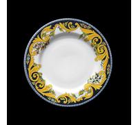 Saturnia Collezione Tuscany Piatto Piano D 28 Cm H 2 Cm Porcellana Ischia Decorata