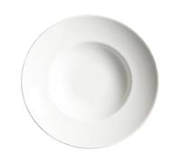 SET 6 PIATTI PIATTO TONDO PASTA BOWL CM23 PORCELLANA RISTORAZIONE GOURMET Bianco