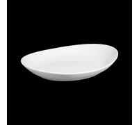 Saturnia Gondola Media L 26 x 23 Cm H 4,5 Cm Porcellana Tivoli Bianco