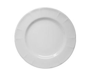 Saturnia Londra, set 4 piatto cm 31, in fine porcellana