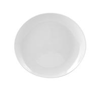 Saturnia Piatto Bistecca Tivoli Bianco, Confezione da 6, CM 28X24,5 - 8003342000198