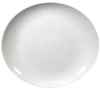 6 PIATTI BISTECCA STEAK BIANCO PORCELLANA DM.30,5X28X4H CASA RISTORANTE SATURNIA