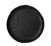 Saturnia Piatto Dessert Frutta Dolce gurmet 21cm in Porcellana Nera Vulcania