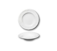 Saturnia Piatto Fondo Londra D 23 Cm Bianco - Piatto Elegante per Zuppe e Primi