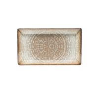 Saturnia Piatto Kimi Rettangolare 29 x 17,5 Cm Porcellana Decorato Crete