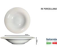 SET 6 PIATTI PIATTO NAPOLI PASTA B-BOWL CM.30 TOP PORCELLANA TOP SHOP ITALIA
