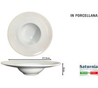 Piatto Porcellana K Bowl Napoli Bianco Cm27