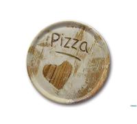 Saturnia - Piatto per Pizza, Motivo: Cuore, 31 cm