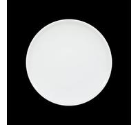 SATURNIA 5595207 Piatto Piano Siviglia in Porcellana, Bianca, Cm 28, Porcelain