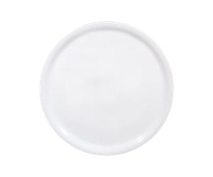 Saturnia Piatto Pizza D 31 Cm H 1,7 Cm Porcellana Napoli Bianco