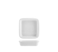 Saturnia 028413 Roma Pirofila Quadra, Porcellana Bianca cm 16