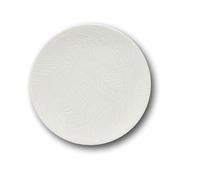 Saturnia Set 12 Piatti da Tavola Frutta Breath Bianco in Porcellana 21 cm
