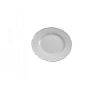 Saturnia Set 6 piattini Dessert cm 17. Malaga Bianco