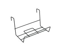 Saturnia Supporto per fioriera standard acciaio plastificato nero