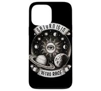 Saturno in Rabbia Retro, Stile Astrologico Mistico Weirdcore Custodia per iPhone 13 Pro Max