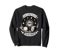 Saturno in Rabbia Retro, Stile Astrologico Mistico Weirdcore Felpa